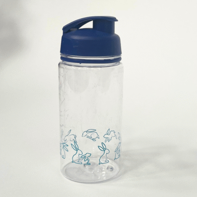 Hop To It Water Bottle Blue