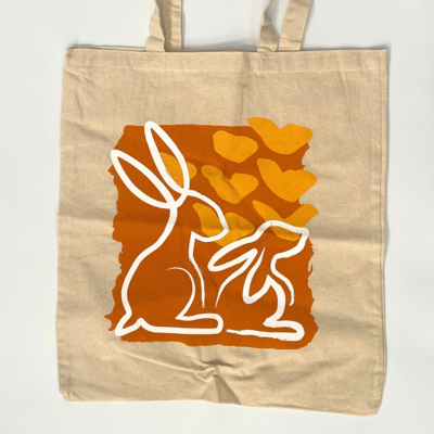 Hop To It Branded Hare Tote Bag
