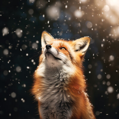 Midnight Fox Christmas Cards