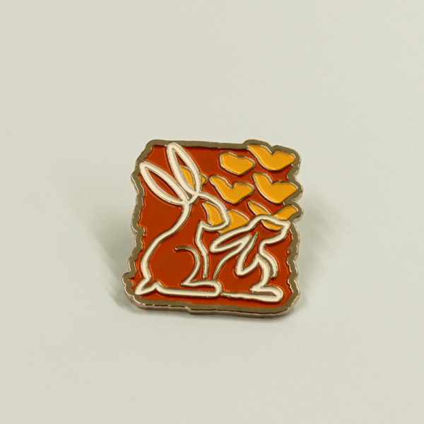 Hope To It Hare Pin Badge - Image 3