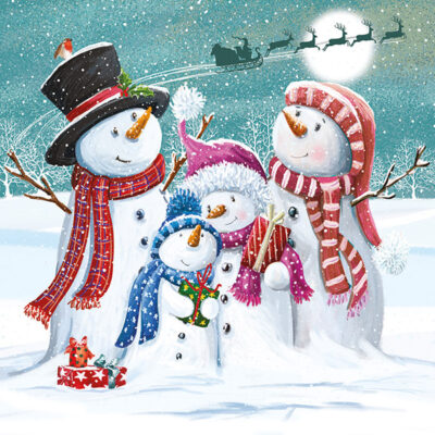Christmas 2026 - Standard Cards - The Family Snow
