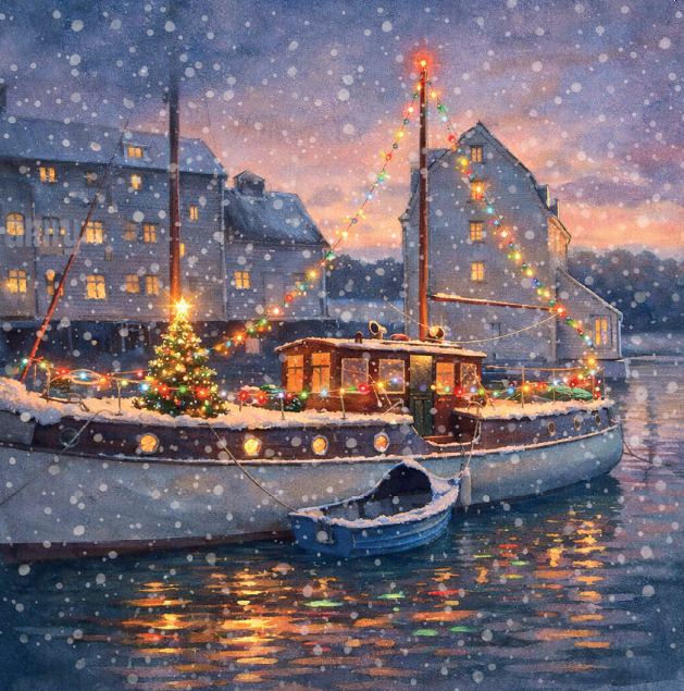 Christmas 2026 - Local Scene Cards - Woodbridge